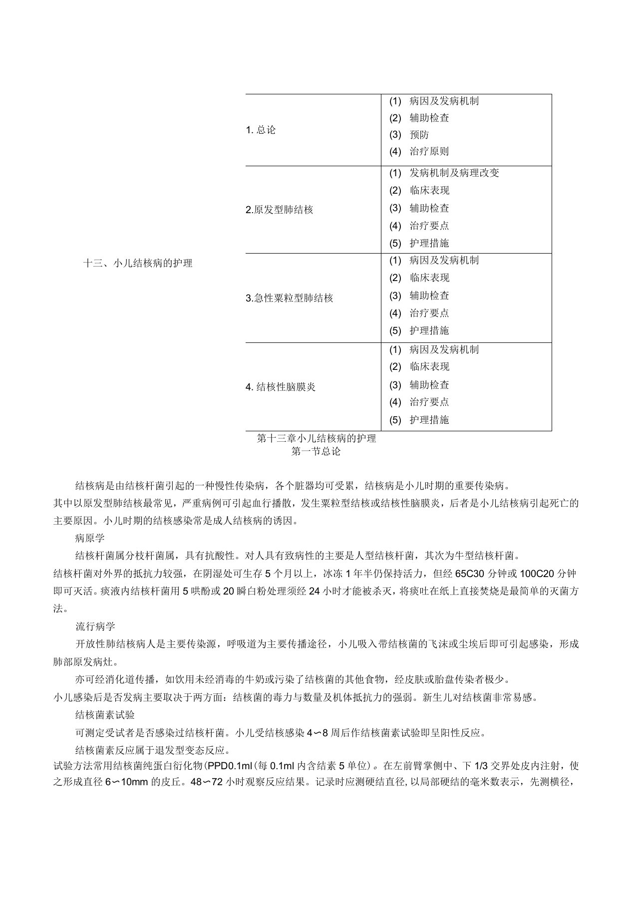 儿科护理学(第十三章)