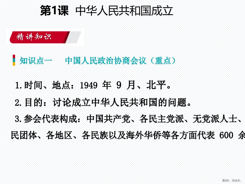 中华人民共和国成立优秀教学课件