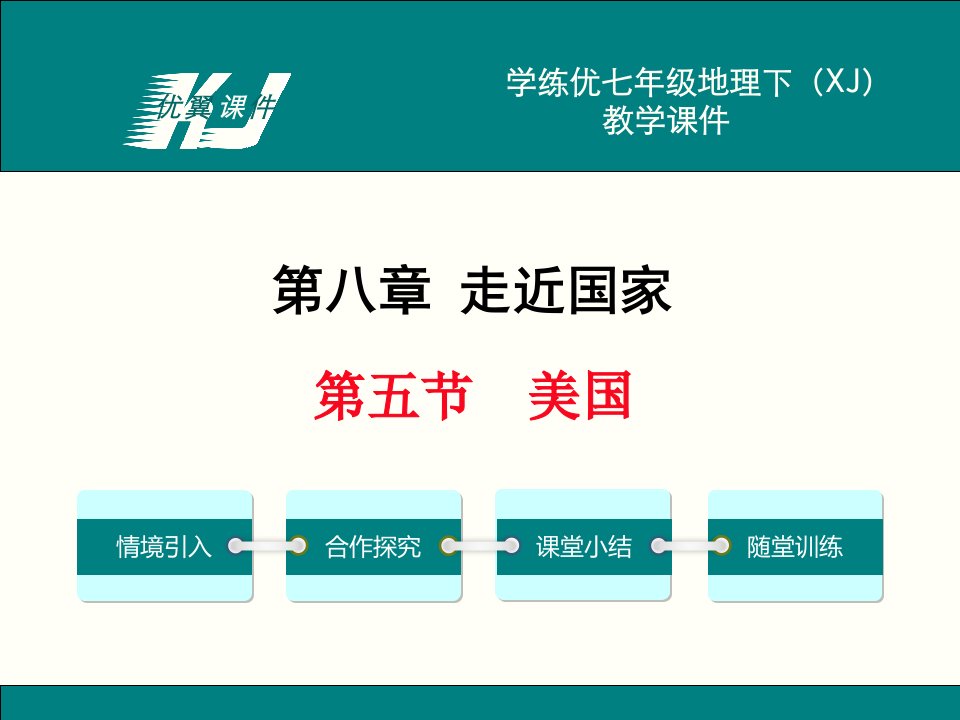 七年级地理下册教学课件（湘教版）美国讲义教材