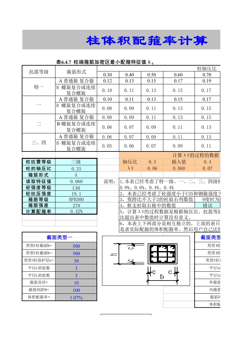 柱配箍率计算(新)