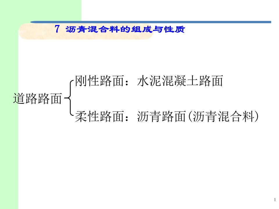 第7章沥青混合料