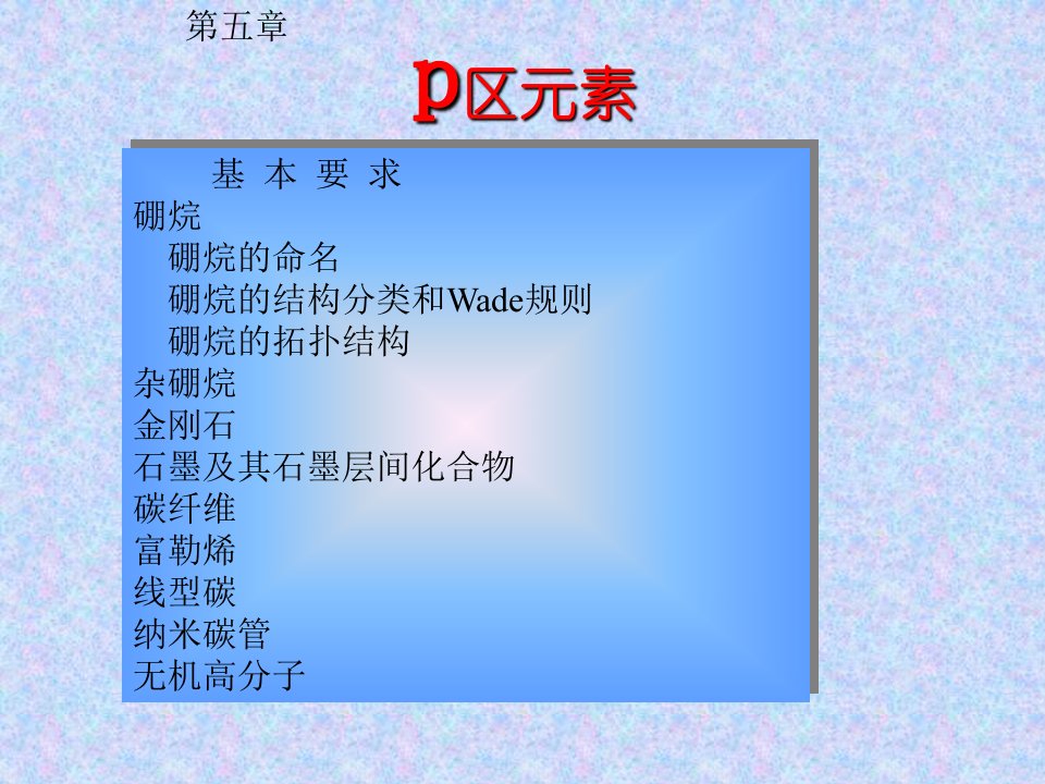 中级无机化学第五章