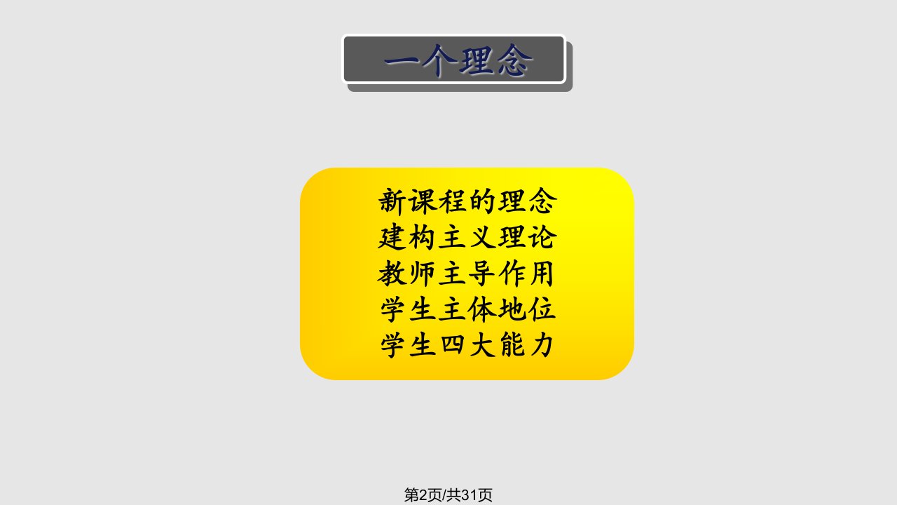 罗斯福新政说课共31张