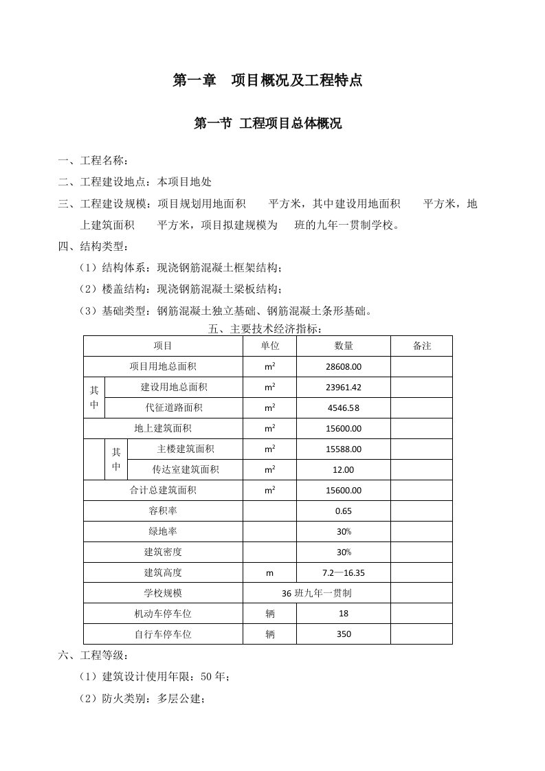 学校项目监理规划