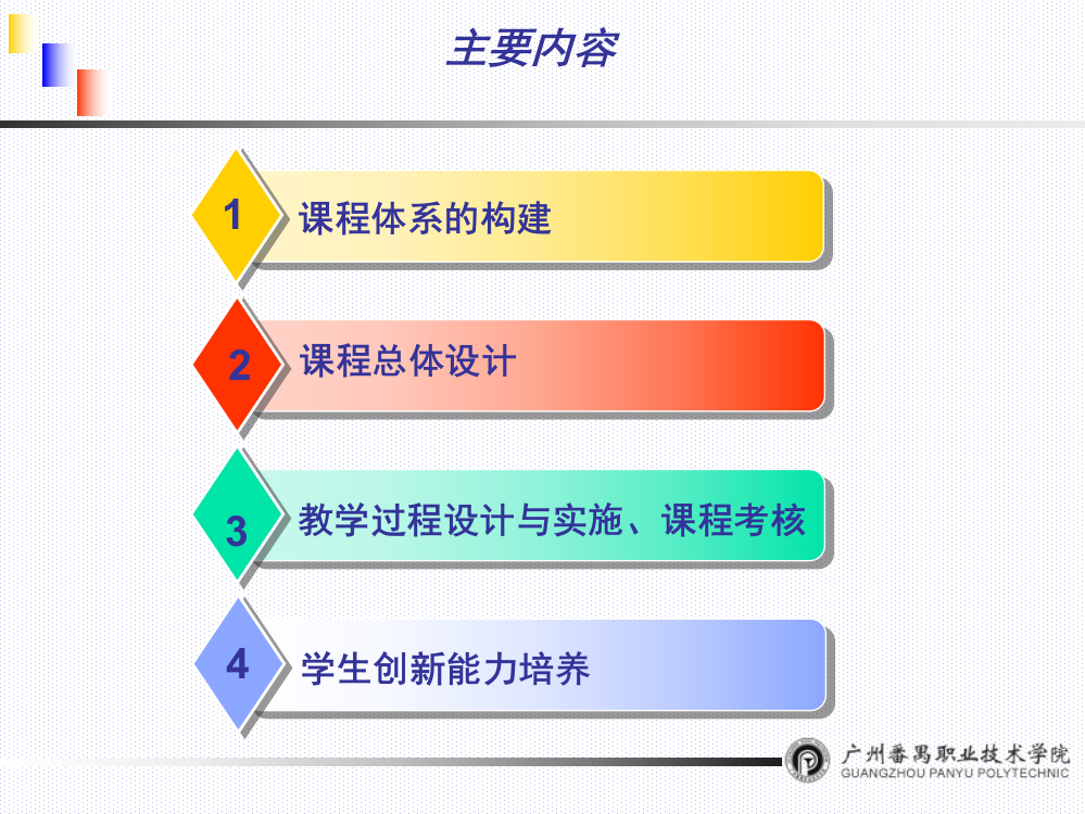 课程体系的构建专题培训课件