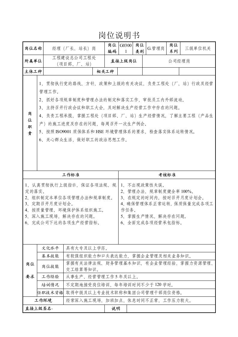 工程资料-石化岗位最全300页