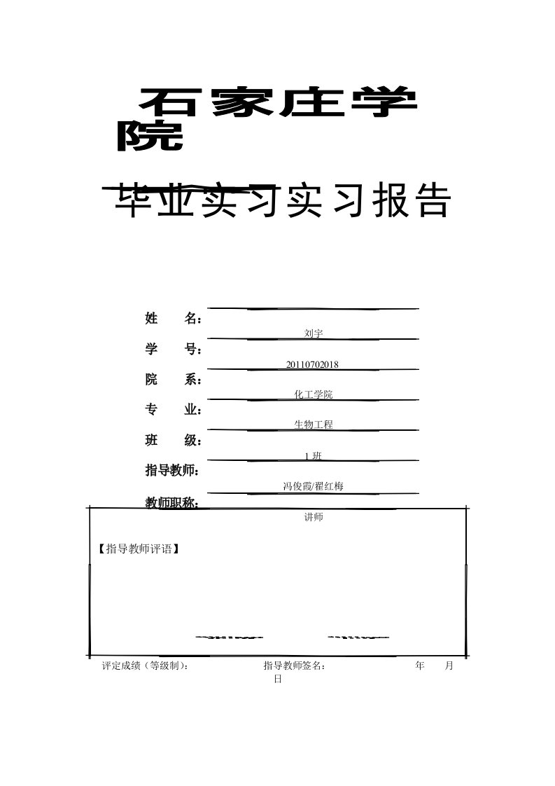 今麦郎方便面厂实习报告