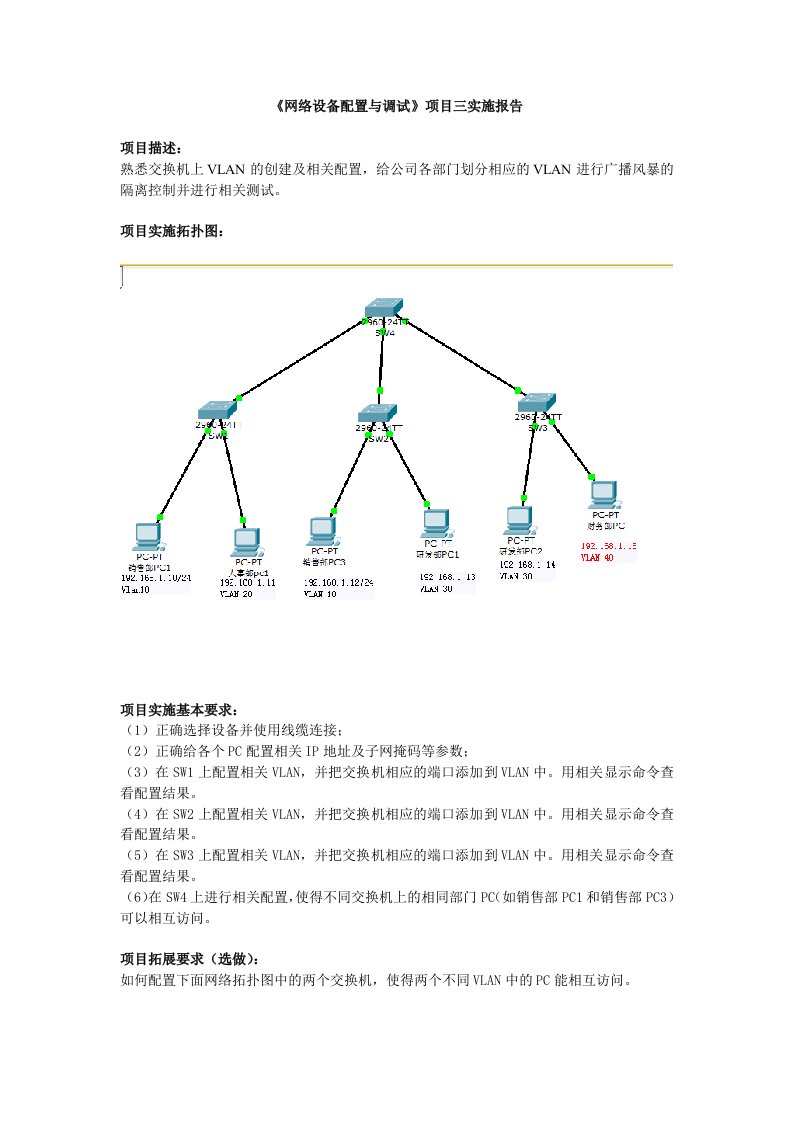 网络设备配置与调试