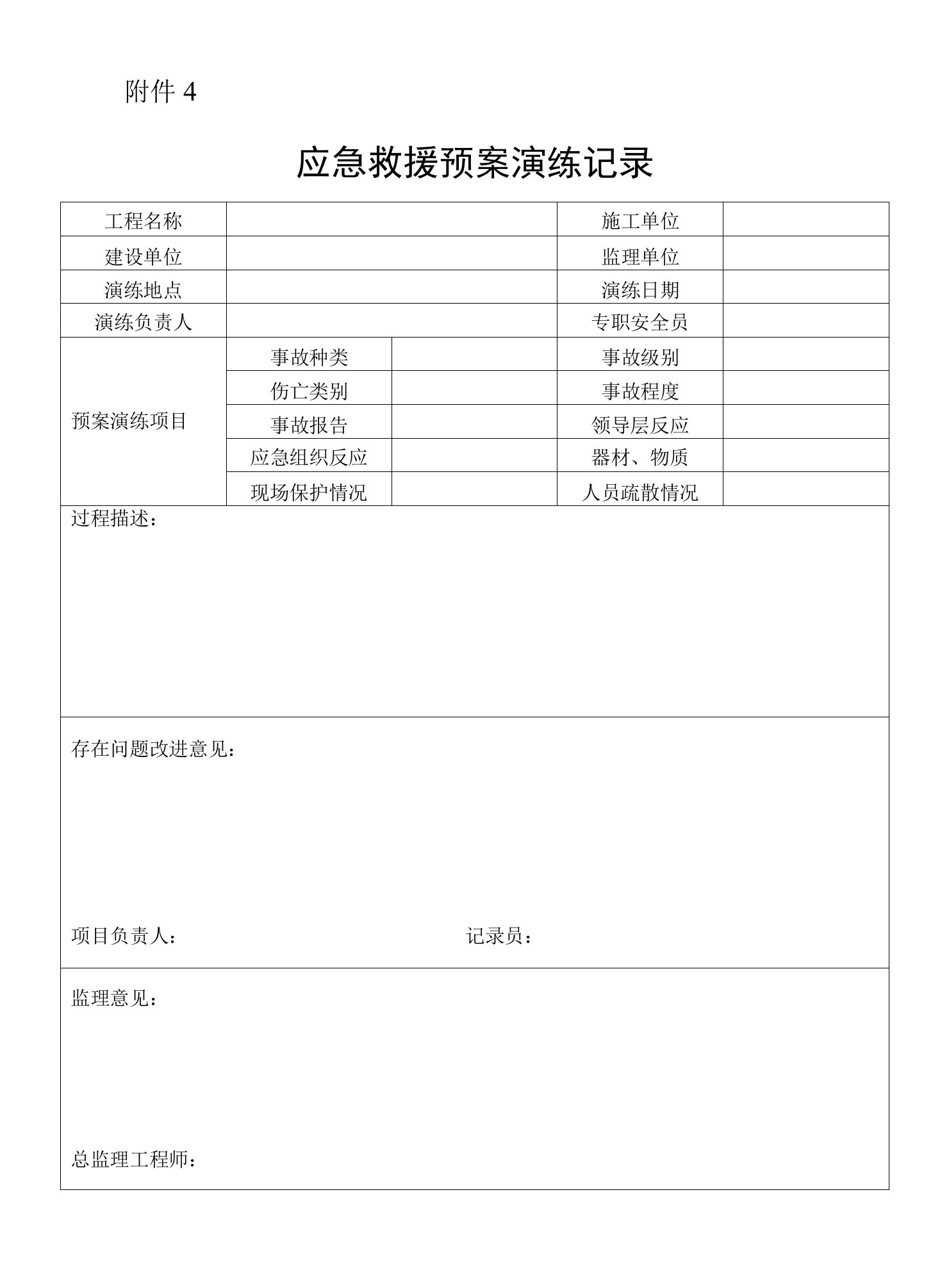 重大危险源清单模板