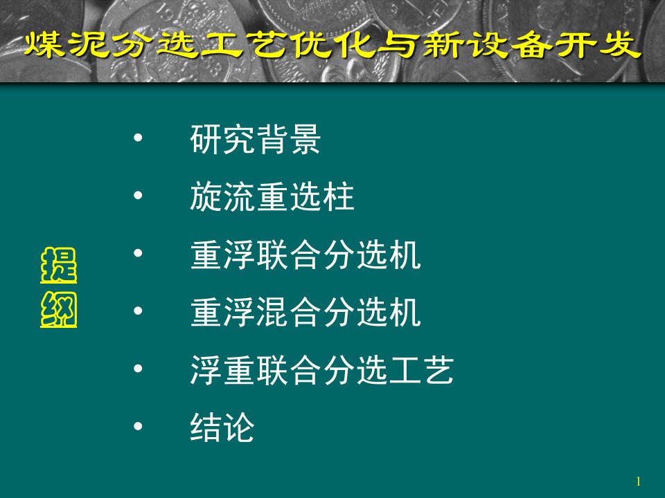 樊民强煤泥分选