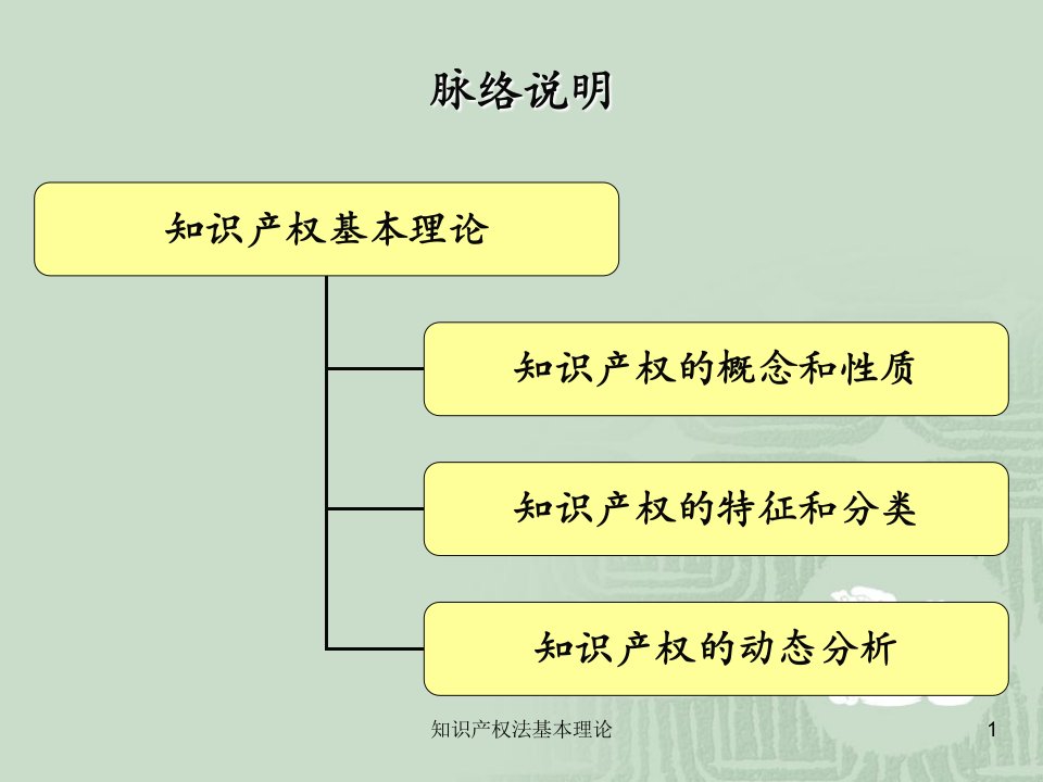 知识产权法基本理论课件