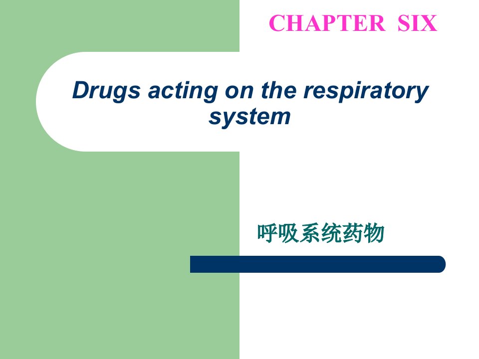 兽医药理学课件：第6章