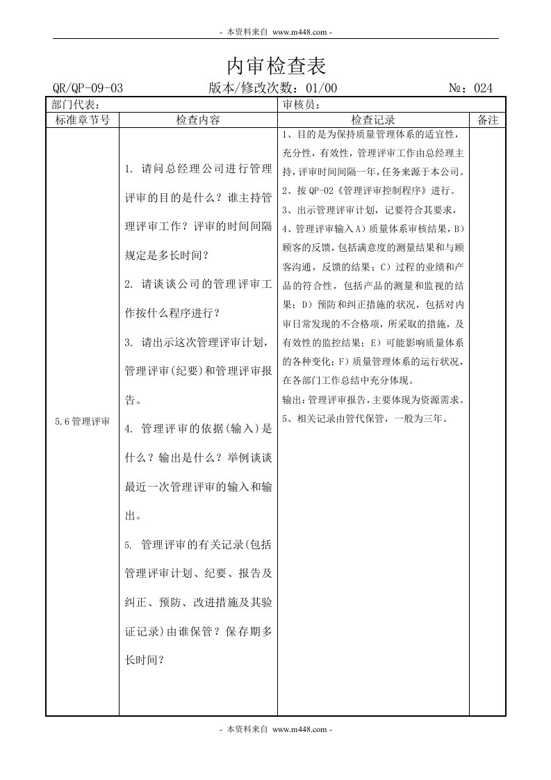 某市耐克力橡塑公司24-25补充内审OK-质量审查