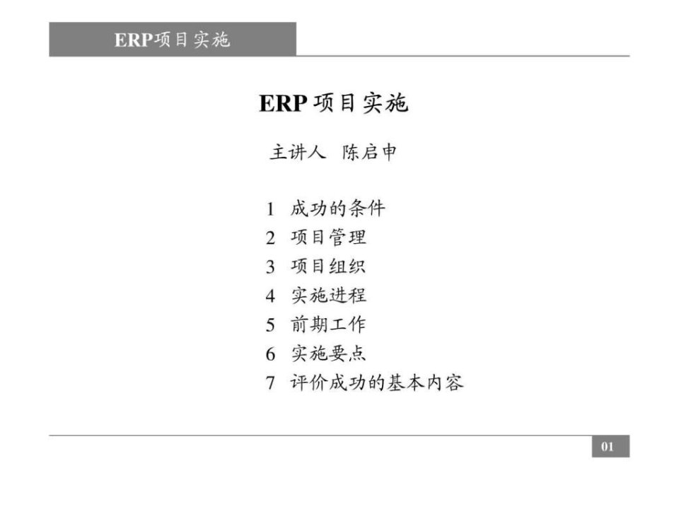 ERP_项目实施流程