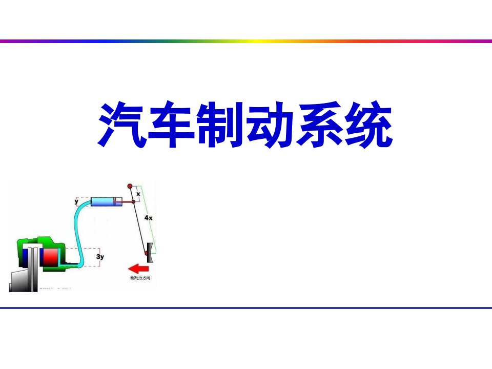 汽车制动系统详细资料