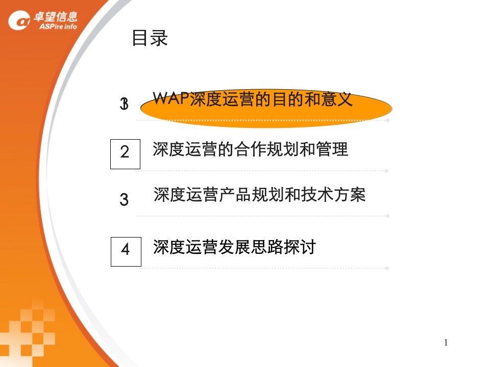 中移动WAP深度运营交流