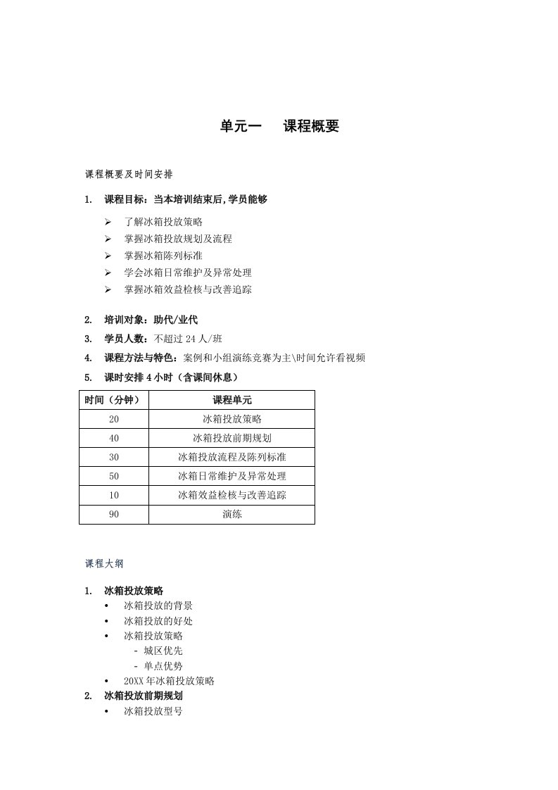 01讲师手册冰箱管理