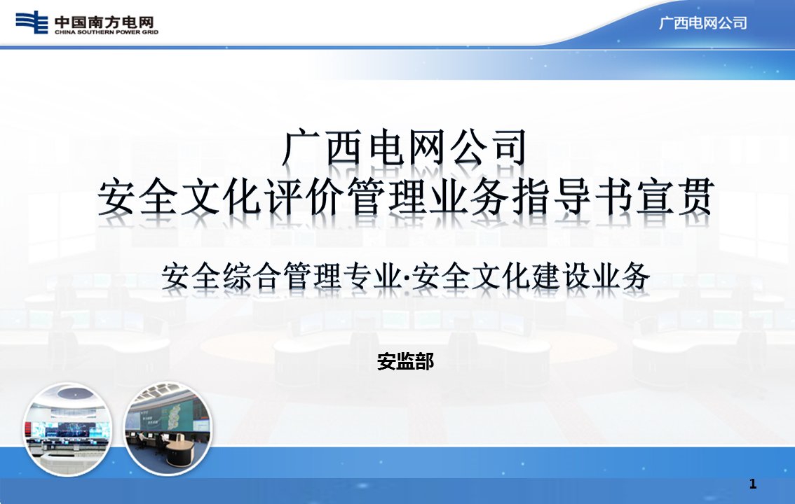 中国南方电网有限责任公司安全文化评价管理业务指导书