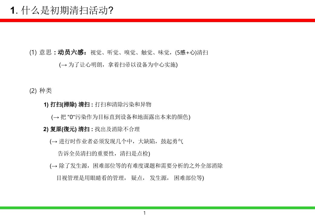 TPM自主保全培训资料课件