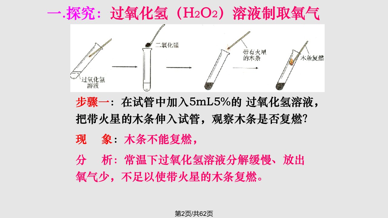 理化生制取氧气