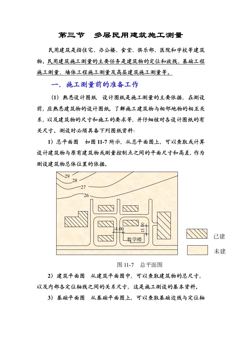 建筑施工放线02