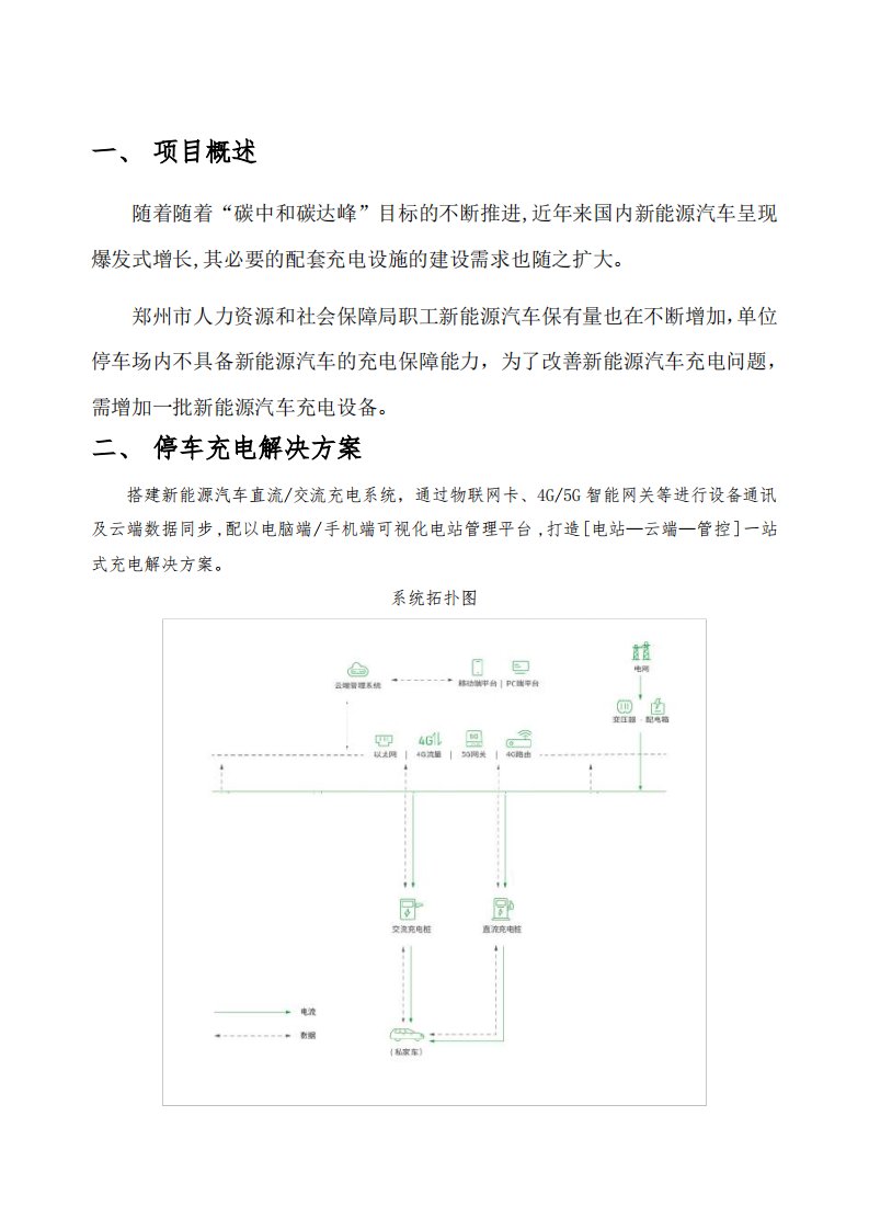 新能源汽车充电站设计方案