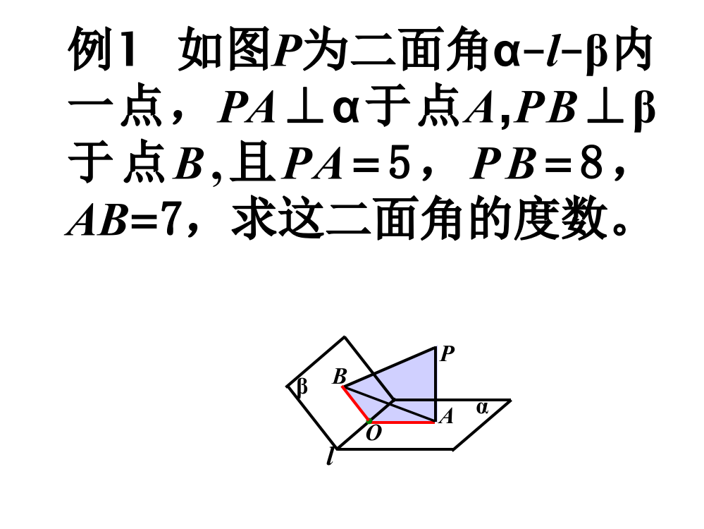 二面角习题课