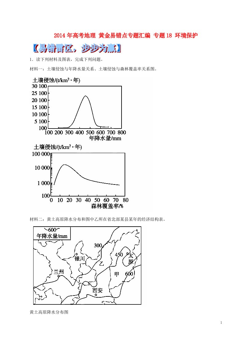 高考地理