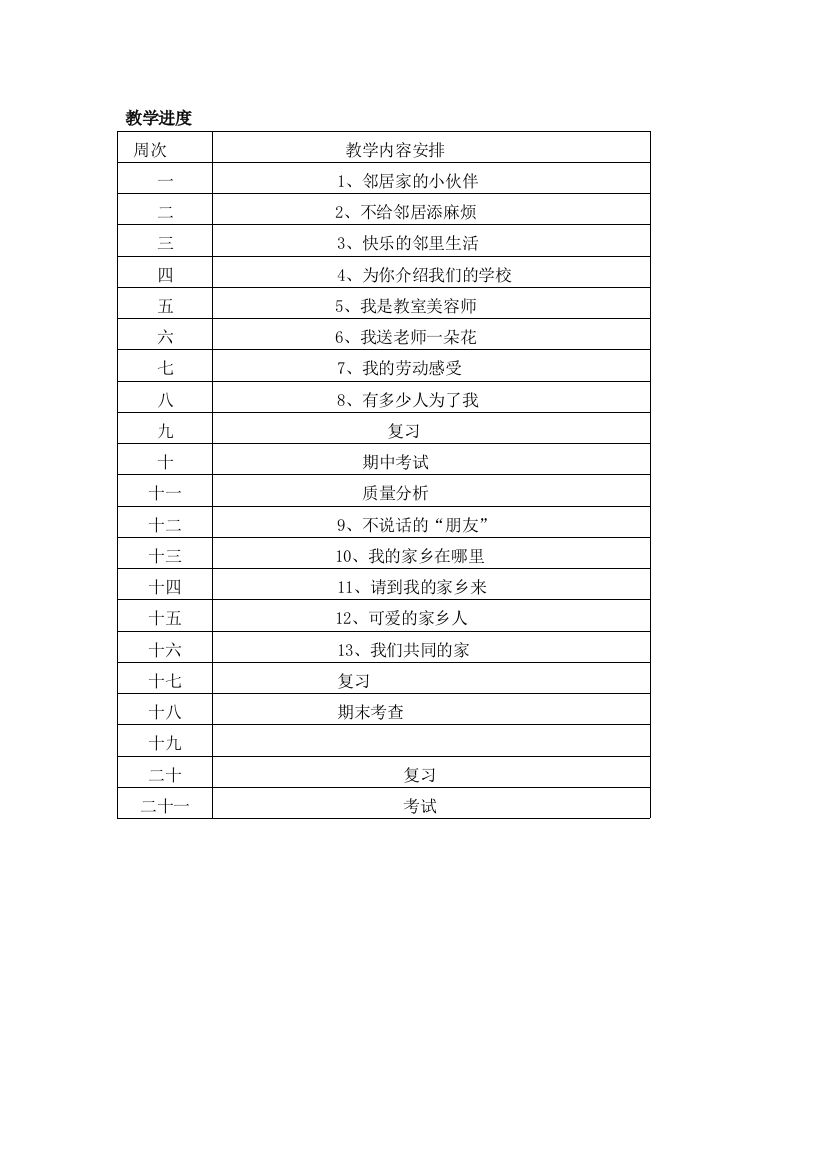 苏教版小学品德与社会第六册教案