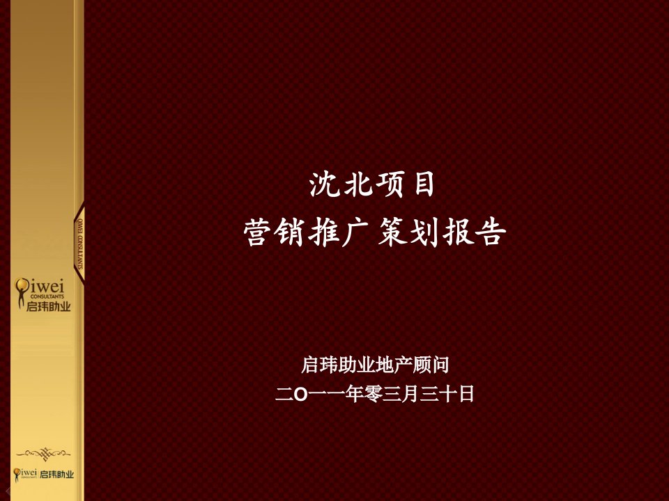 沈北项目营销推广报告