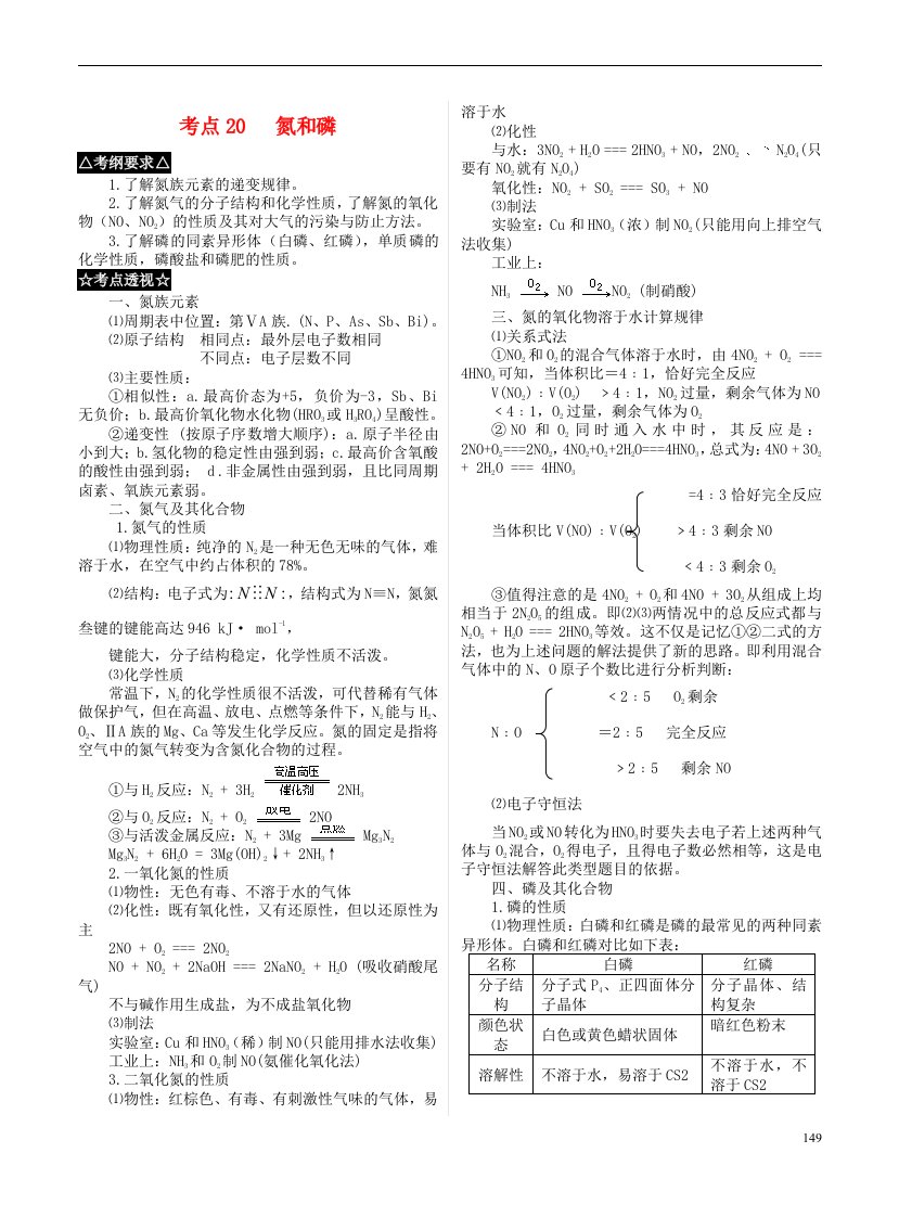 高考化学一轮复习