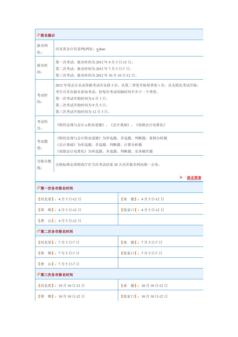 《会计证流程》word版