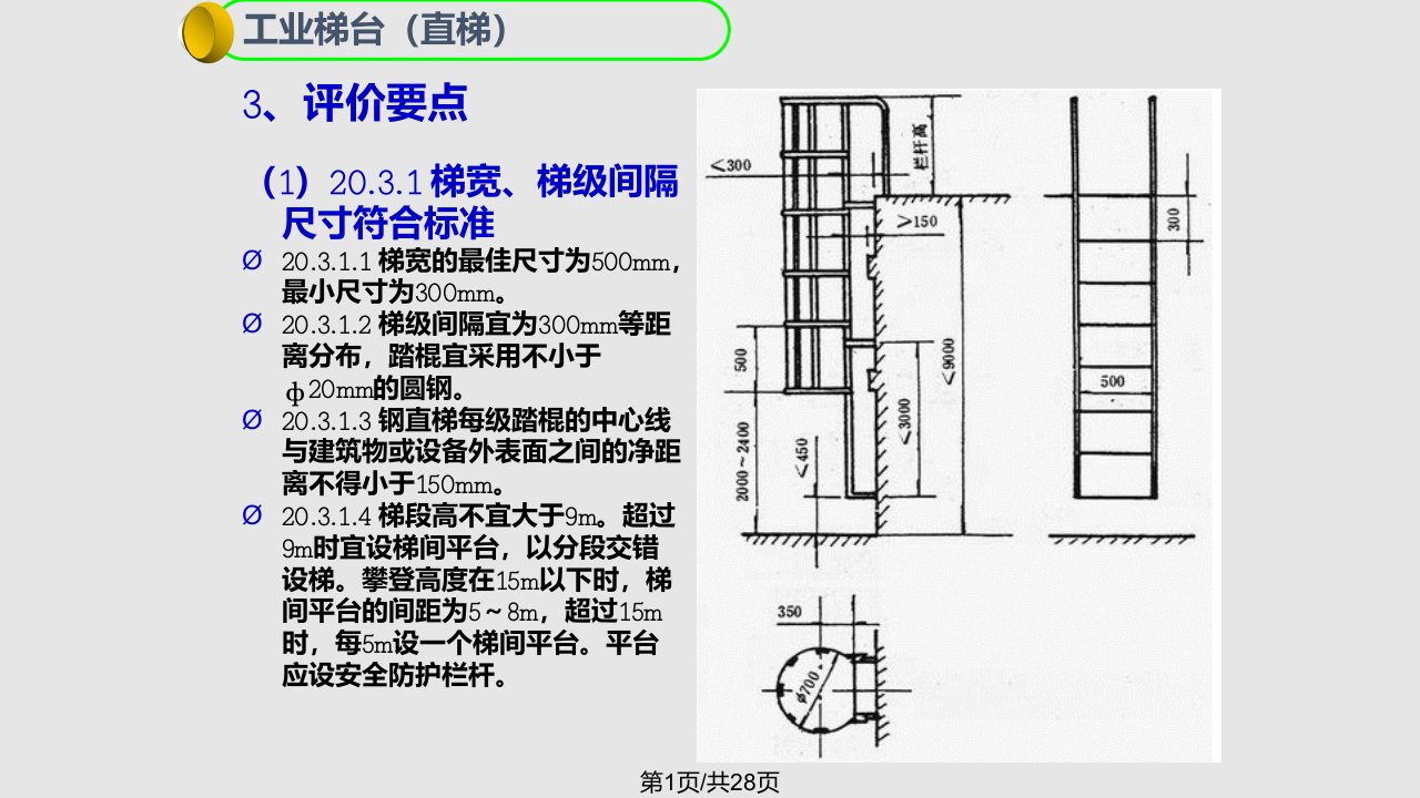 安全生产标准化梯台标准PPT课件