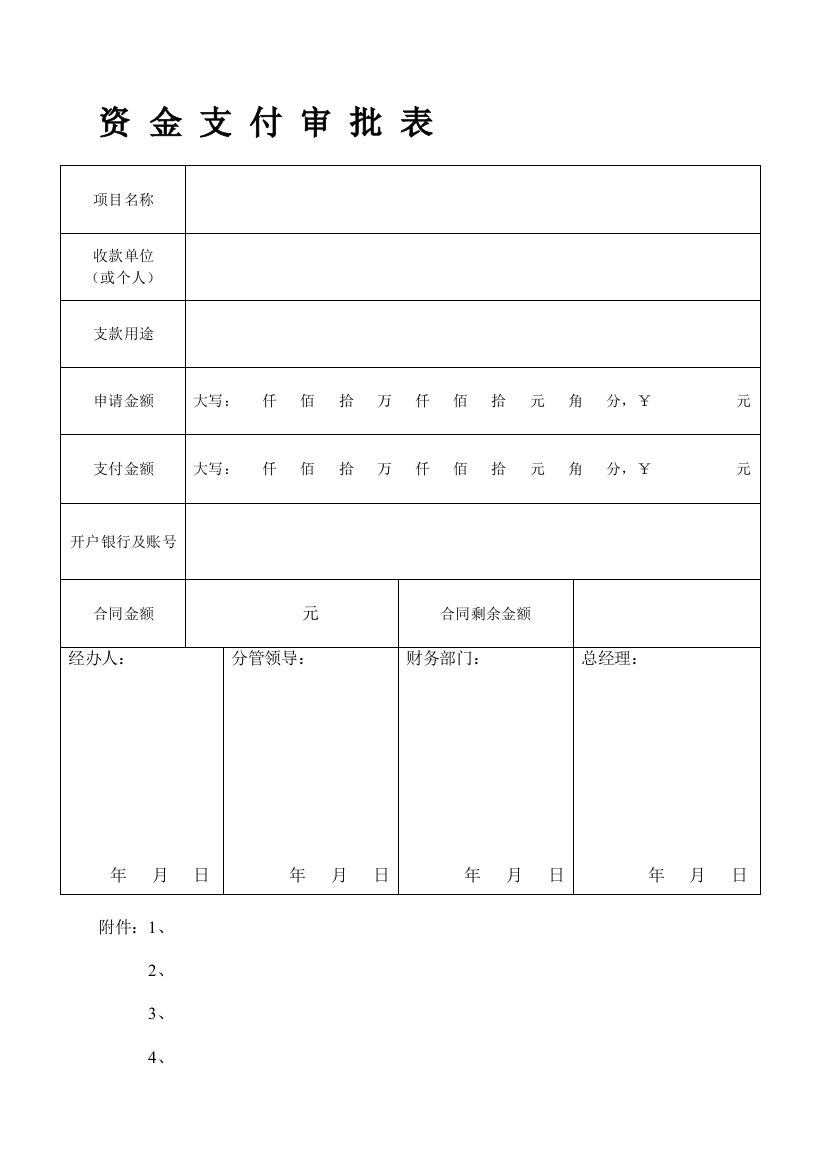 工程进度月报表(模板)