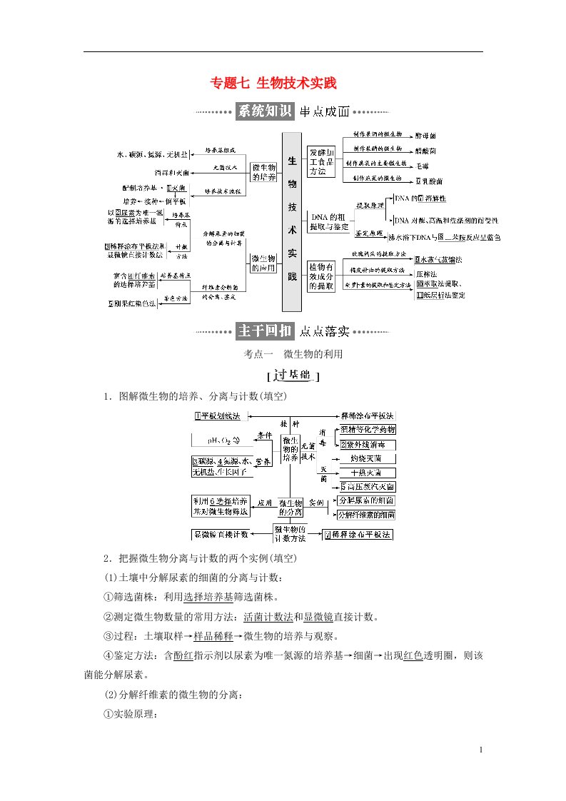 高考生物二轮复习