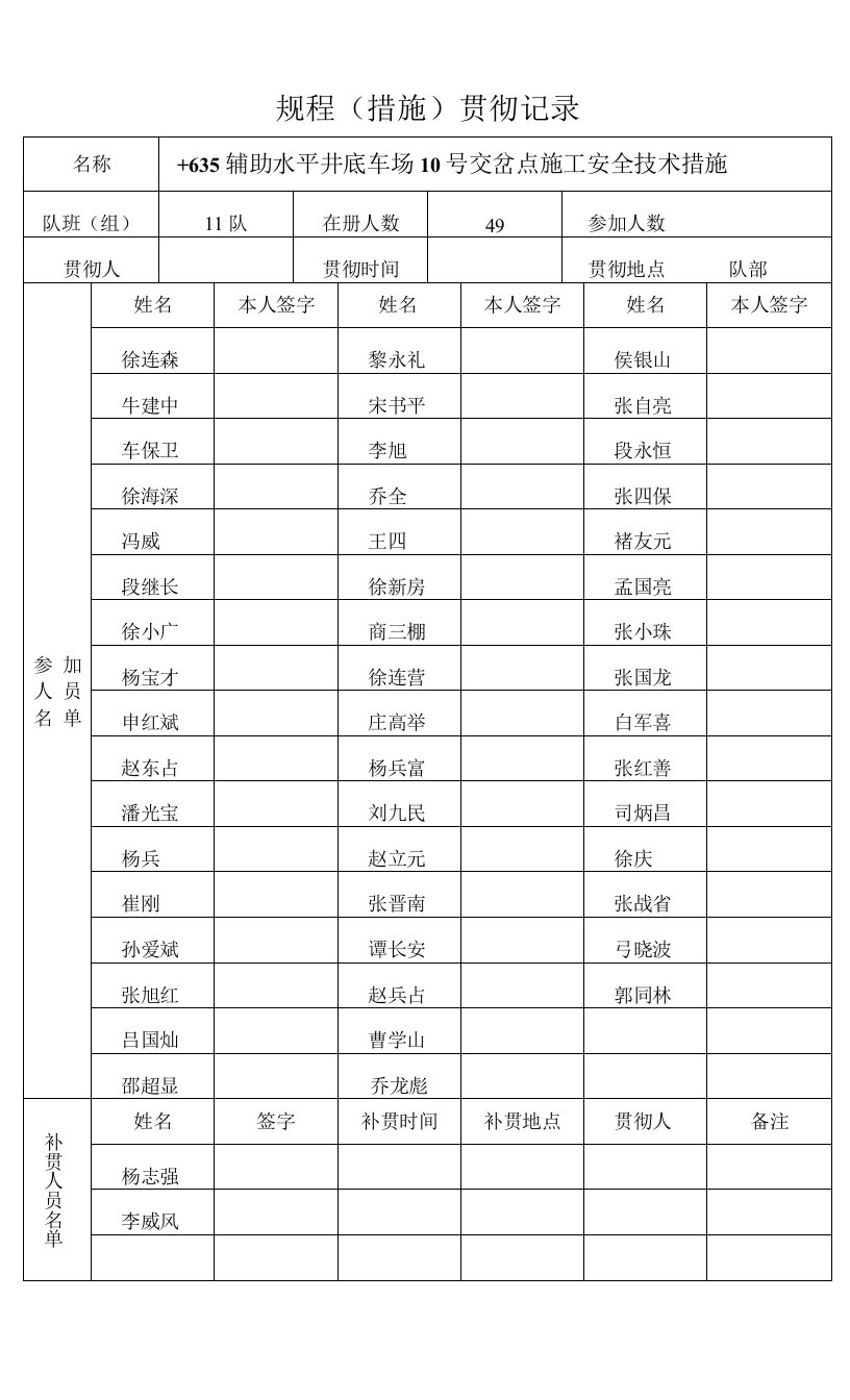 11队8月贯彻记录