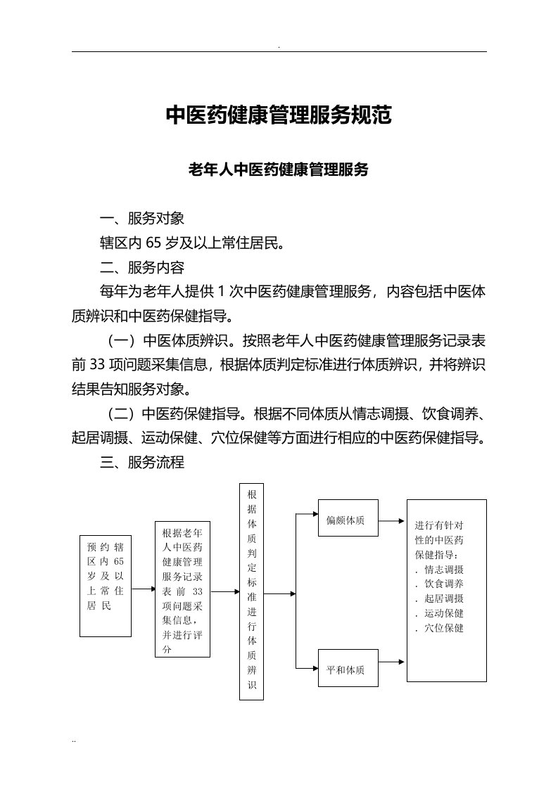 老年人中医药健康管理服务培训