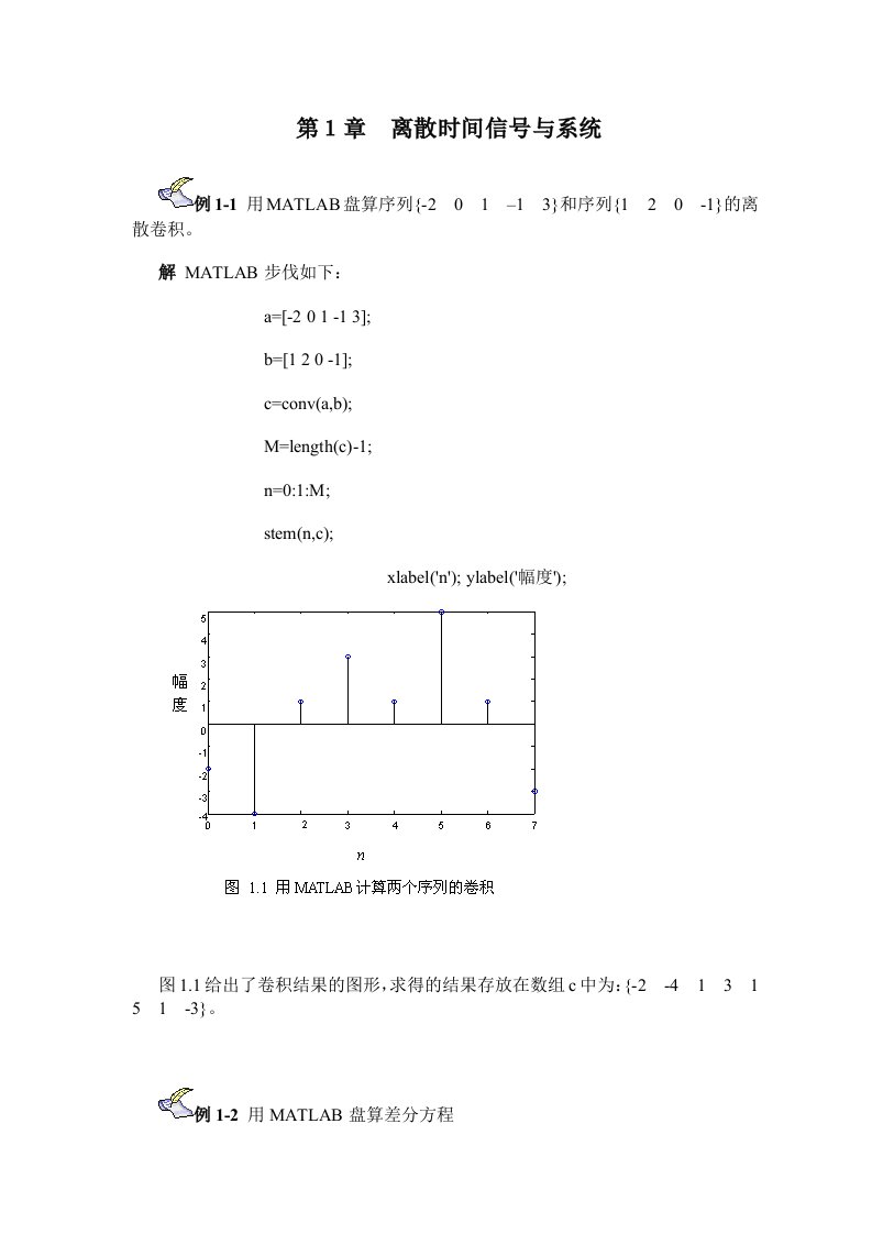 数字信号处理MATLAB实例