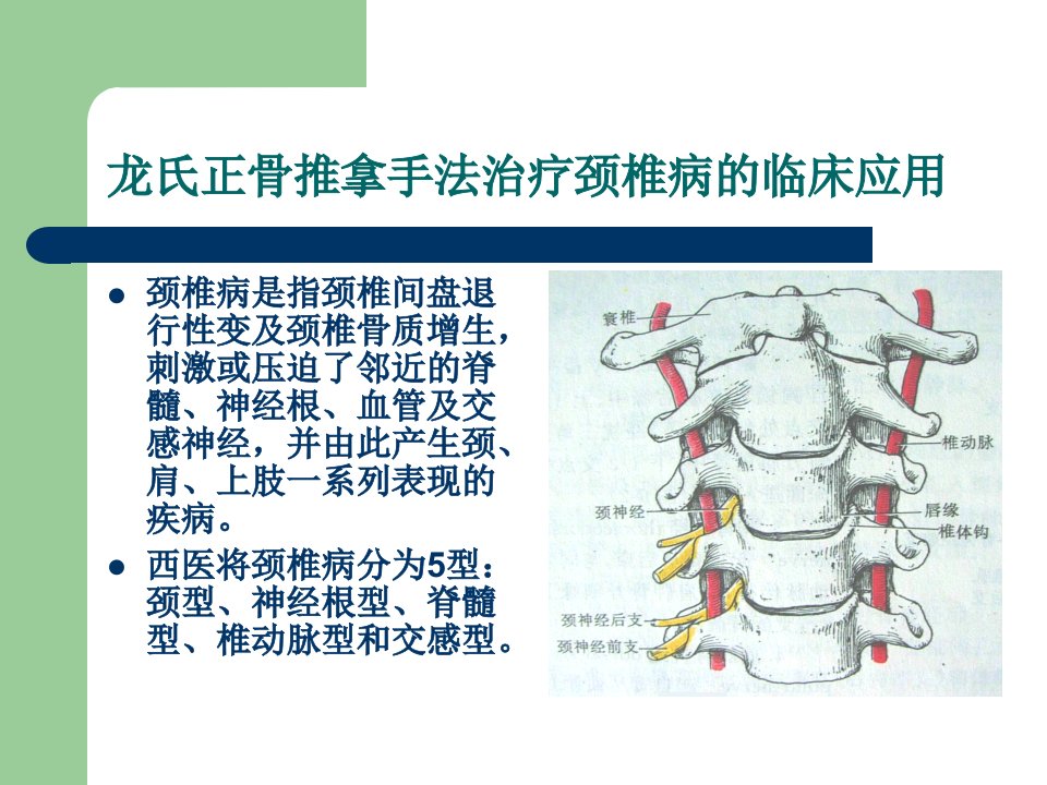 龙氏正骨推拿手法课件