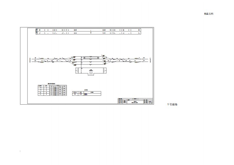 车站站场平面图(74个站场)