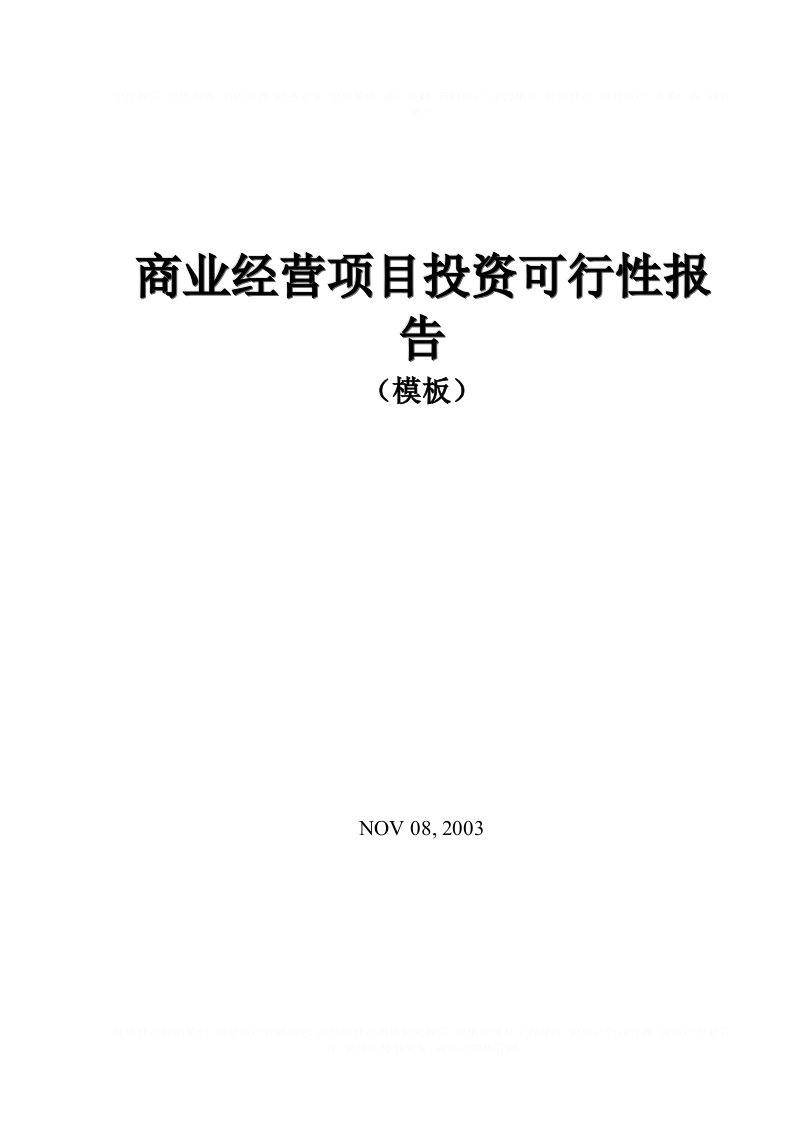 房地产商业地产策划