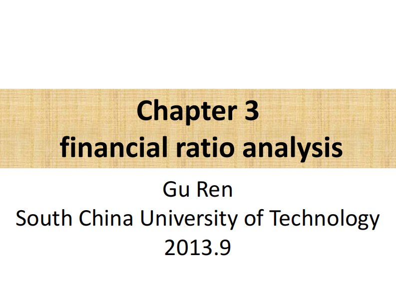 财务管理基础斯坦利布洛克chapter(3)