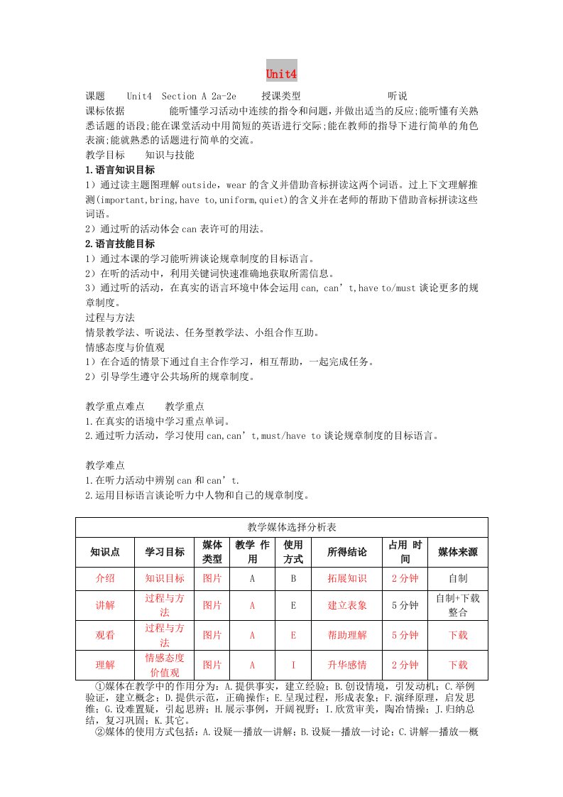 七年级英语下册