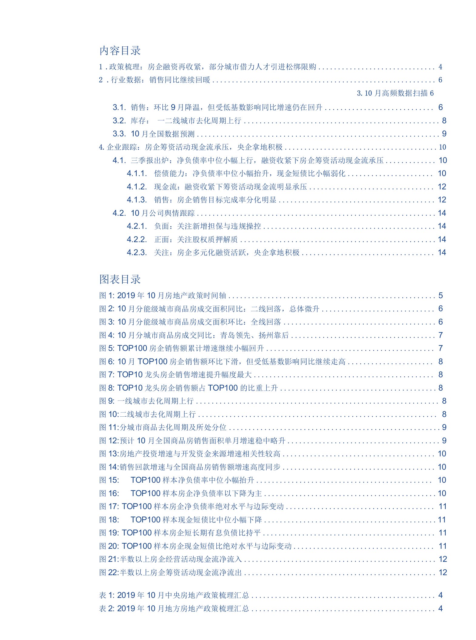 10月地产债月报：低基数下销售同比再走高，地方人才引进松绑限购