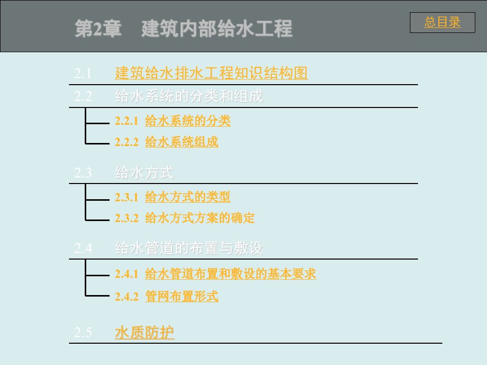 给排水工程-2建筑内部给水工程