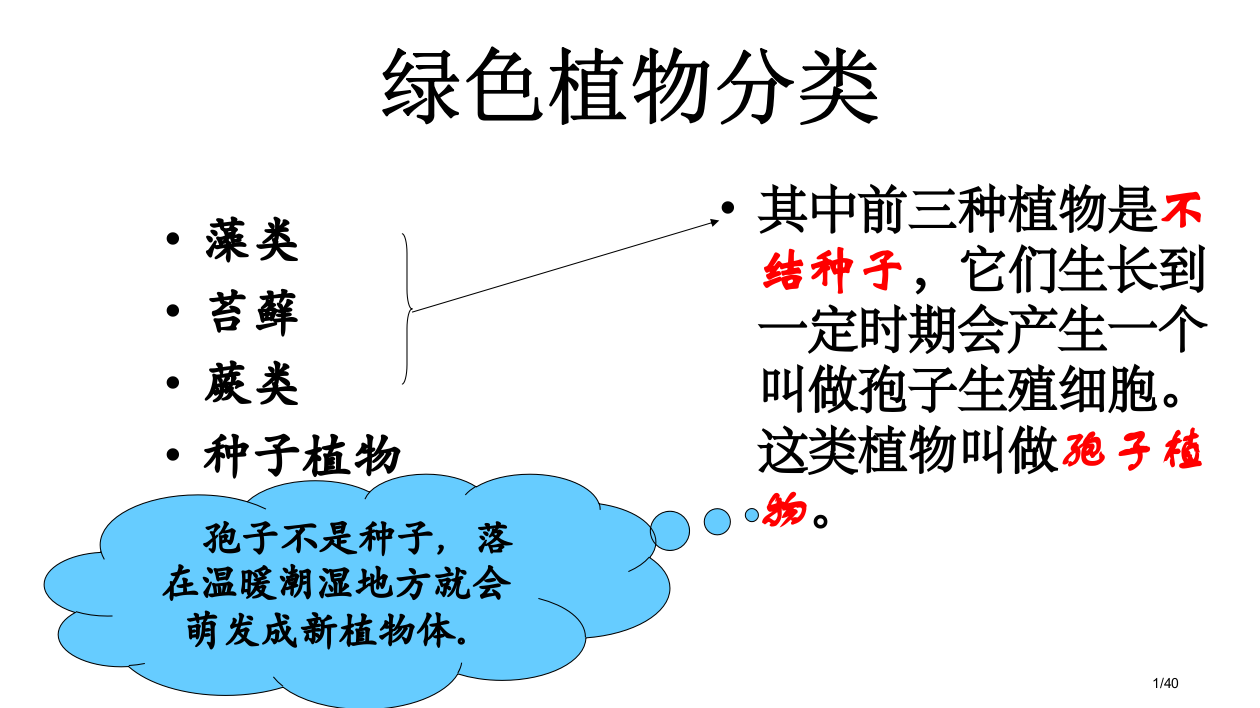 生物圈中有哪些绿色植物复习省公开课一等奖全国示范课微课金奖PPT课件