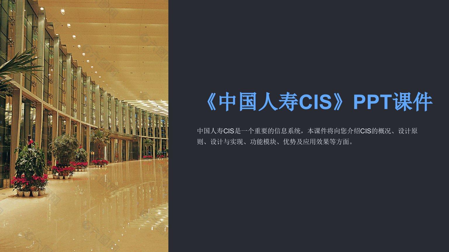 《中国人寿CIS》课件