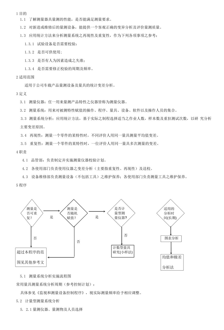 16测量系统分析管理程序