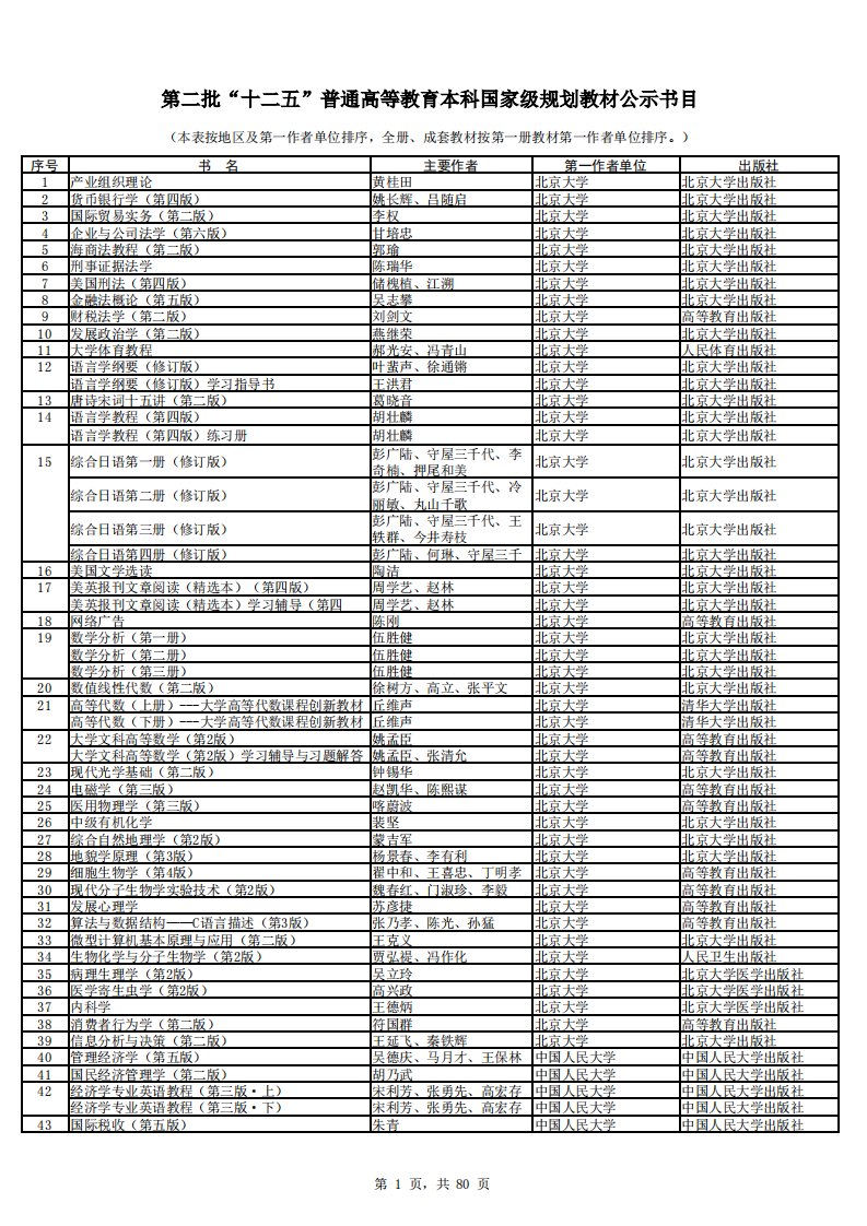 高等教育十二五国家级规划教材②