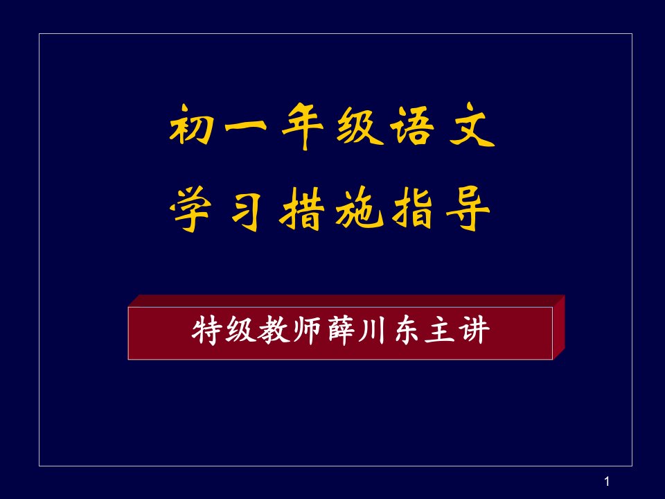 初一年级语文学法第一讲字词理解及运用要领省名师优质课赛课获奖课件市赛课一等奖课件